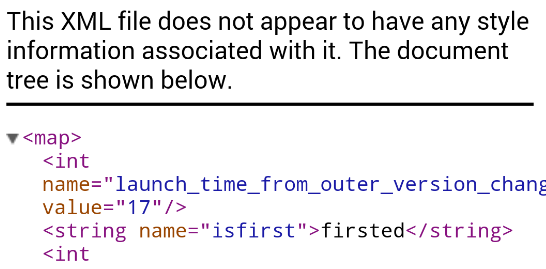 Browser Activity XML