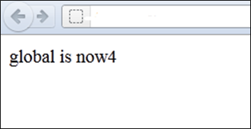 Node.js Global counter raised to '4'
