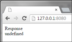 Accessing the vulnerable application.