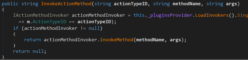 InvokeActionMethod
