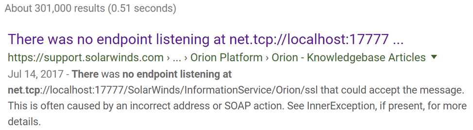 no-endpoint-listening