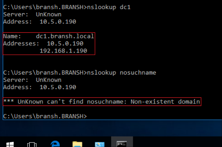 Attempt to resolve unknown hostnames