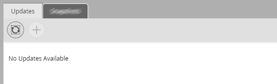 Machine generated alternative text: Updates No Updates Available 