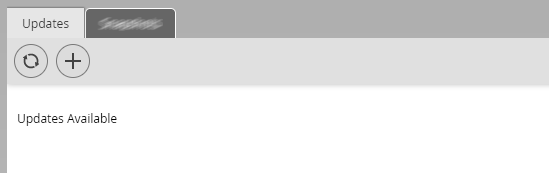 Machine generated alternative text: Updates Updates Available 