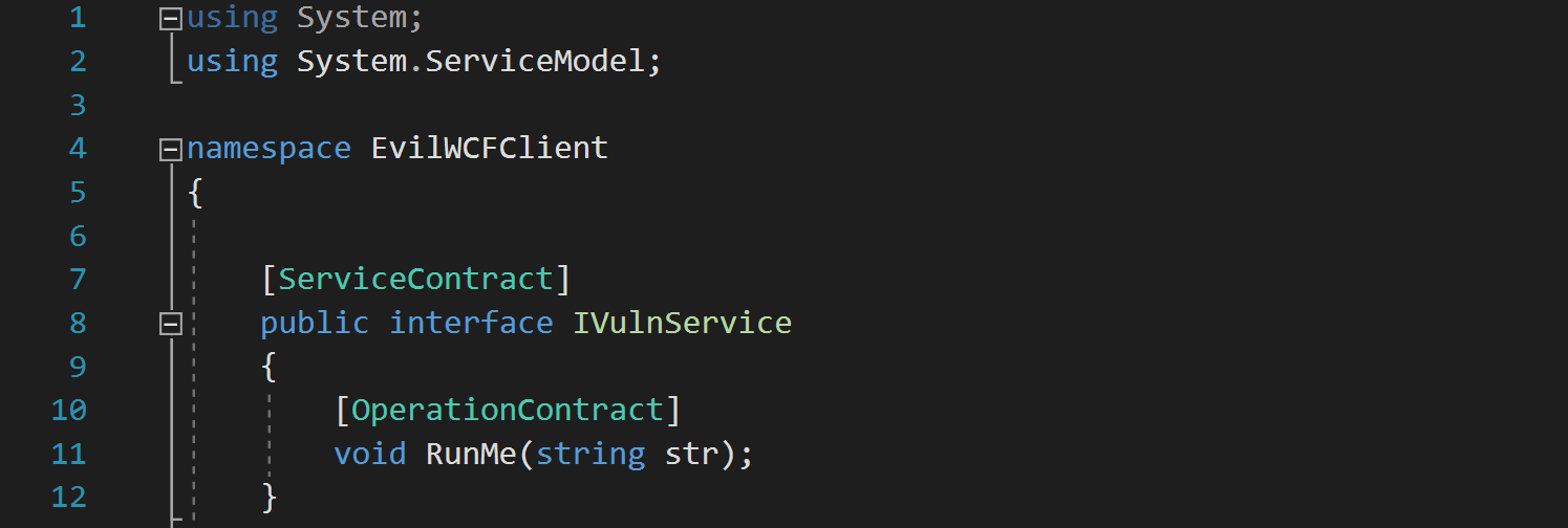 Insecure WCF endpoints