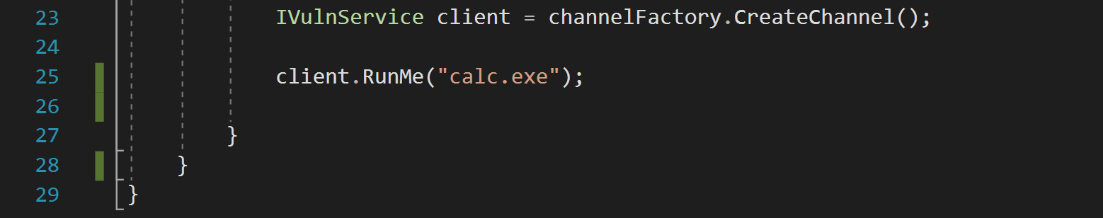 Insecure WCF endpoints