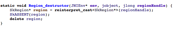 Java JSON Deserialization (static void region destructor)