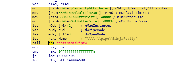 vulnerable named pipe server