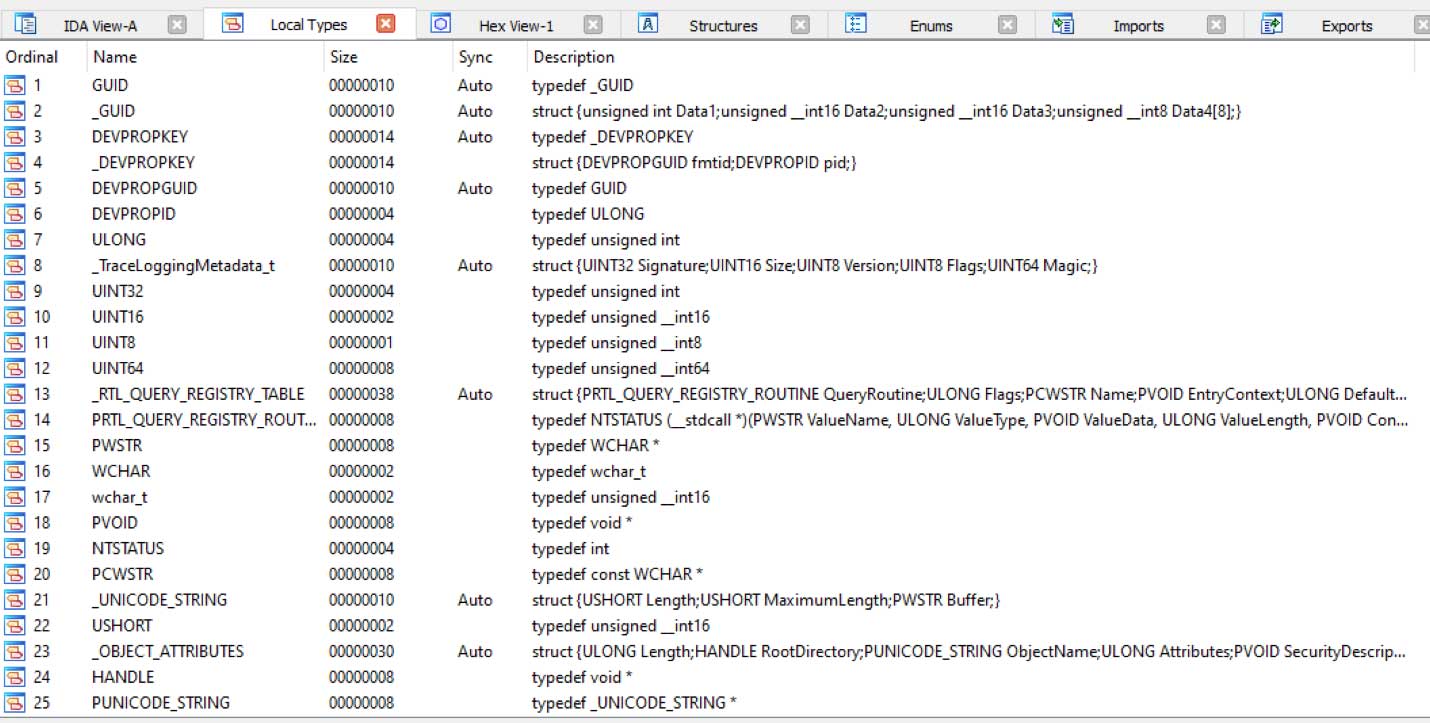 How to view local type window in IDA Pro - HexRays Tutorial for Beginners