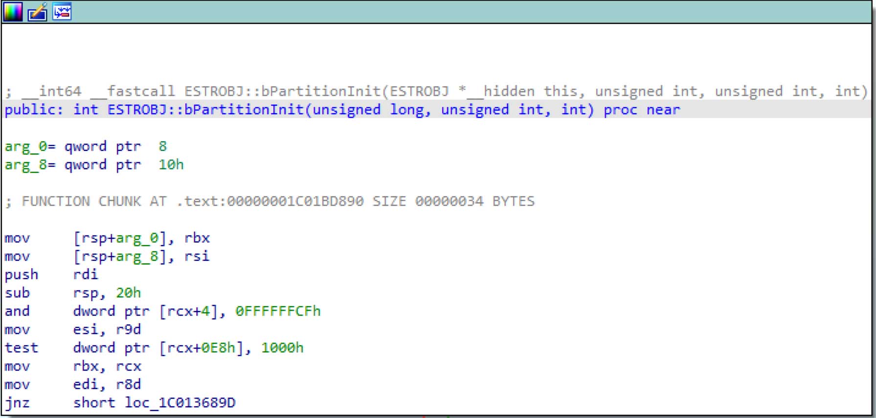 Windows 10 Dissassembly of code | VerSprite Reverse Engineering Cybersecurity