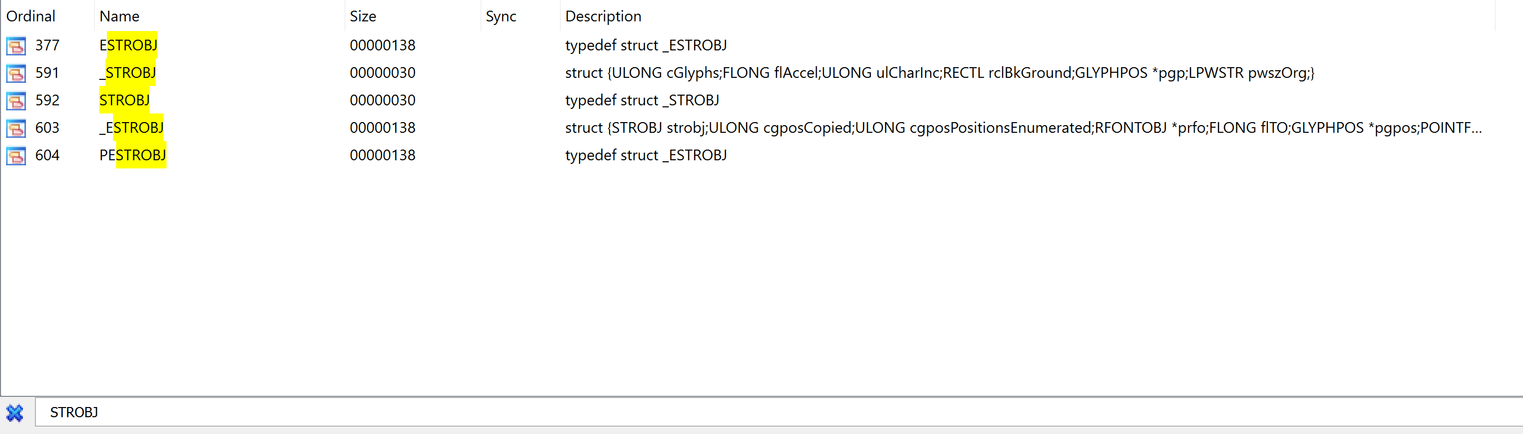 Defining STROBJ and ESTROBJ structures in IDA Pro | VerSprite Cybersecurity