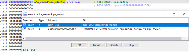 Xref Call Flow Analysis for Windows Named Pipes | VerSprite Cyber Security Research Group