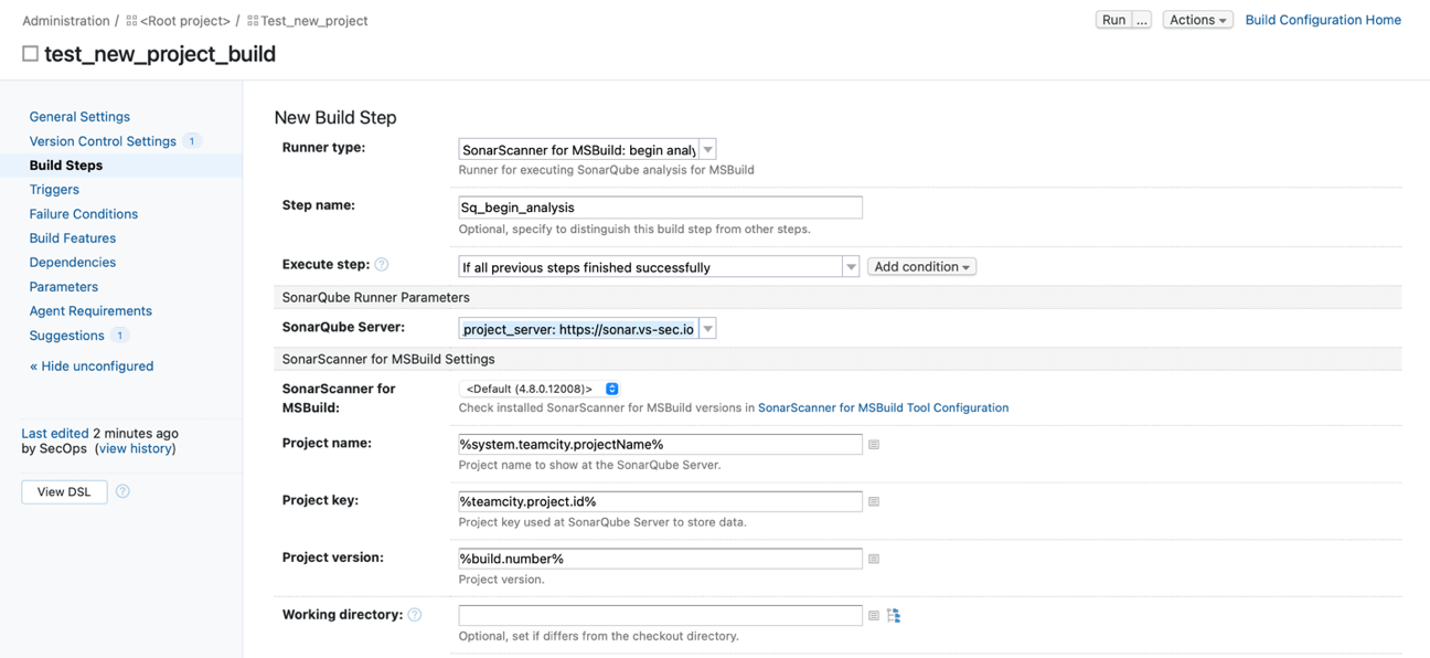 How to start analysis in SonarQube tutorial | Versprite Cyber Security DevOps