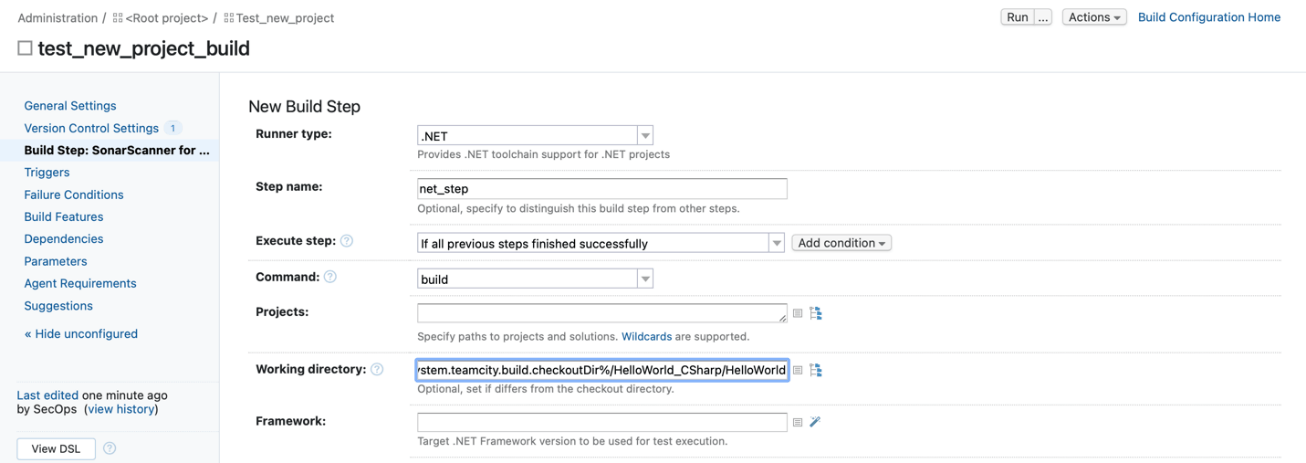 How to build a project in SonarQube | VerSprite devops security