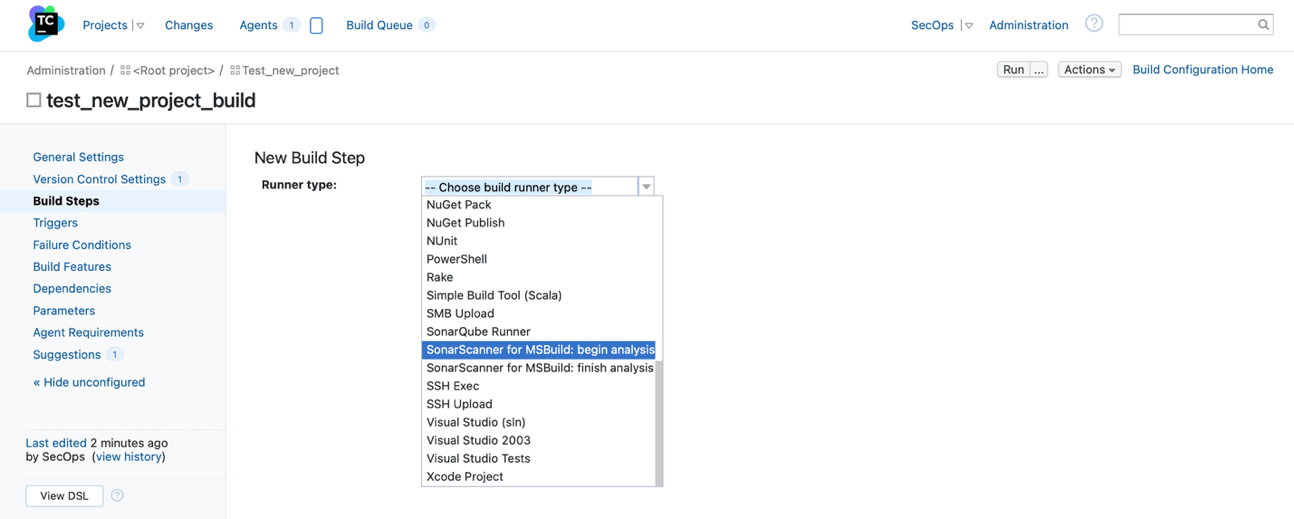 How to start analysis in SonarQube tutorial | Versprite Cyber Security DevOps