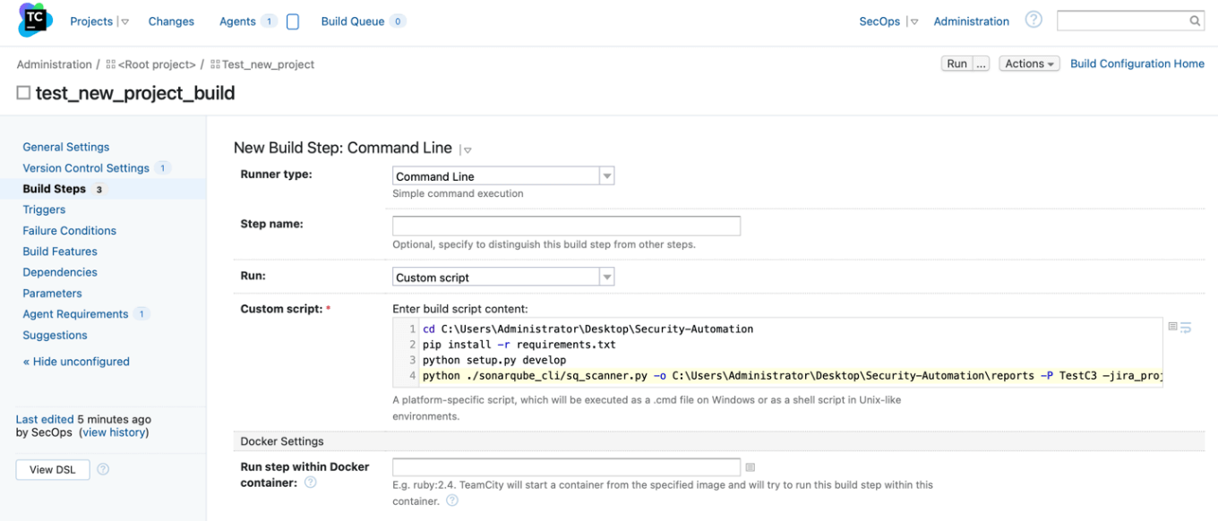 Run command script in SonarQube - full tutorial | VerSprite Cyber Security Consulting Services