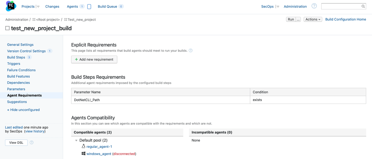 SonarQube check env.windir agent | VerSprite DevOps Security
