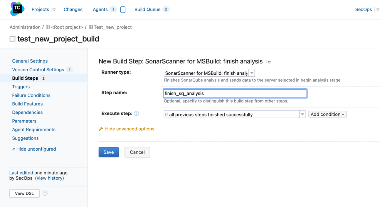 Tutorial to set up and configure SonarQube and TeamCity | VerSprite Cyber Security Consulting Services