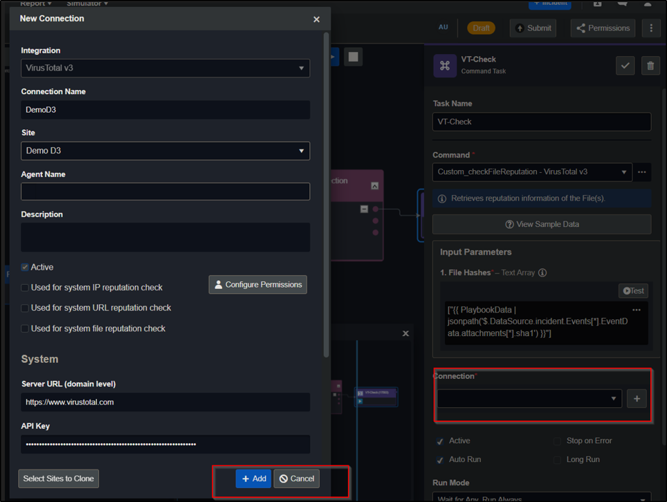 Automating Playbooks in D3