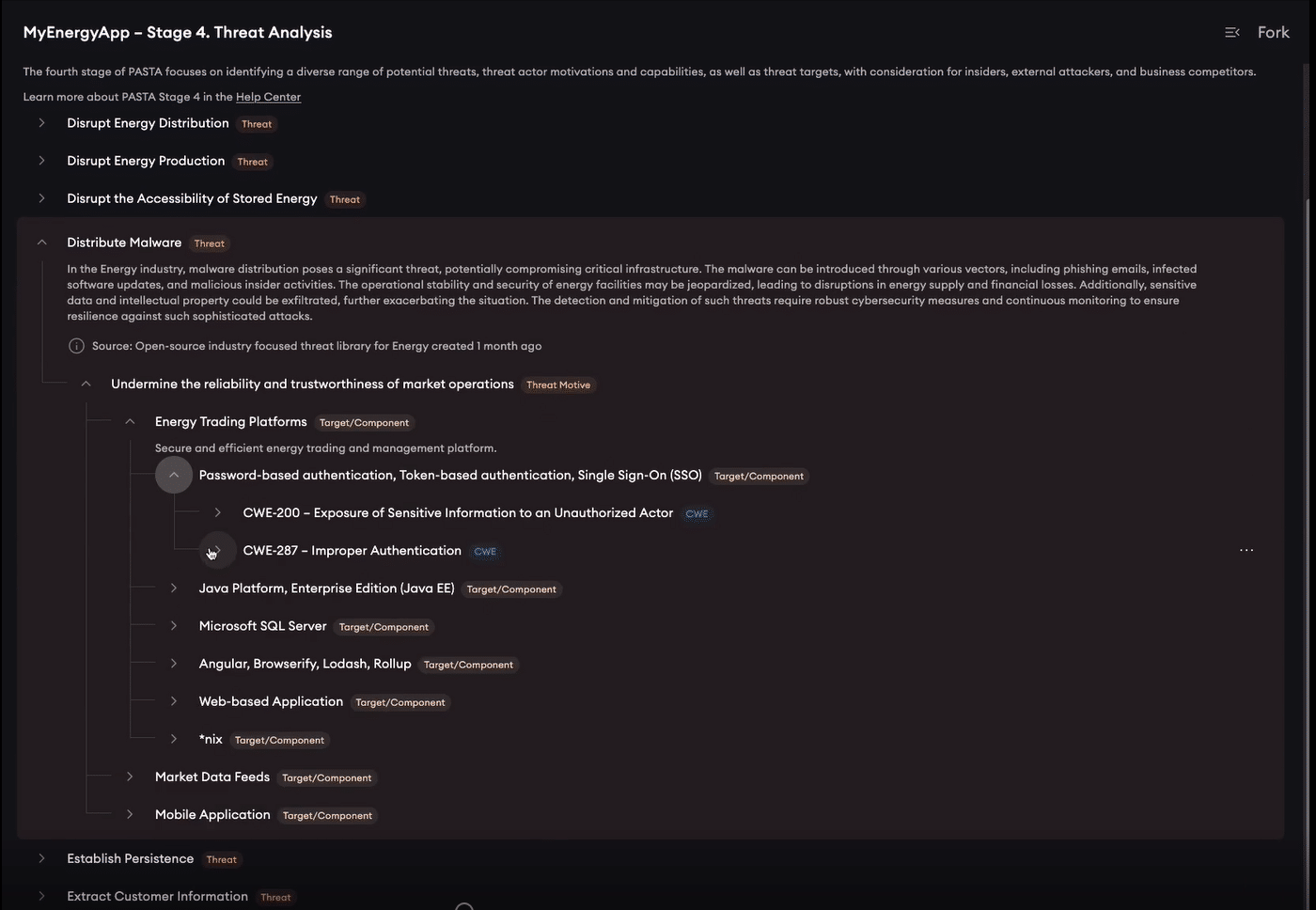 Fork Threat Modeling