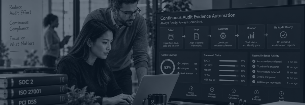 Continuous Audit Evidence Automation for SOC 2, PCI DSS, and FedRAMP