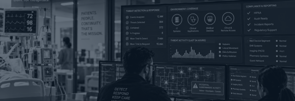 What Hospitals Should Know About Managed Detection and Response Services